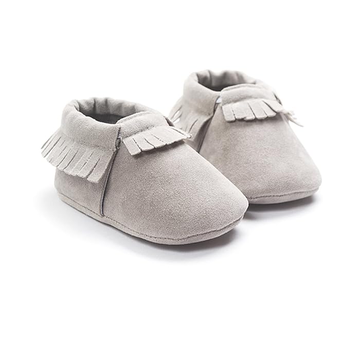 Image 3 - Kuner Baby Boys Girls Tassel Soft Soled Non-Slip Crib Shoes Moccasins First Walkers