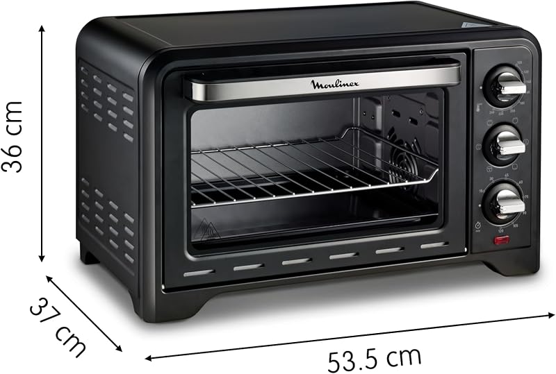 - Four Optimo - Chaleur tournante - 19 L - Noir