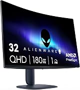 Alienware AW3225DM 32 Quhd 180Hz 1ms 1500R Curved Monitor VA HDR400