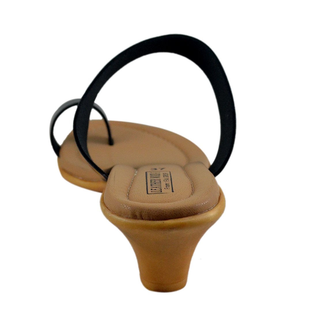 leatherwood1 women's white synthetic toe ring sandals