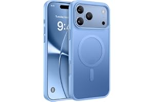 Miracase Magnetic for iPhone 18 Pro Max Case, Glacier Blue | Translucent Matte, Compatible with MagSafe, N56 Stronger Magnets