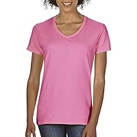 Gildan 5000L Crew Neck T-Shirt – Coral Silk, X-Large | 100% Cotton, Preshrunk Jersey