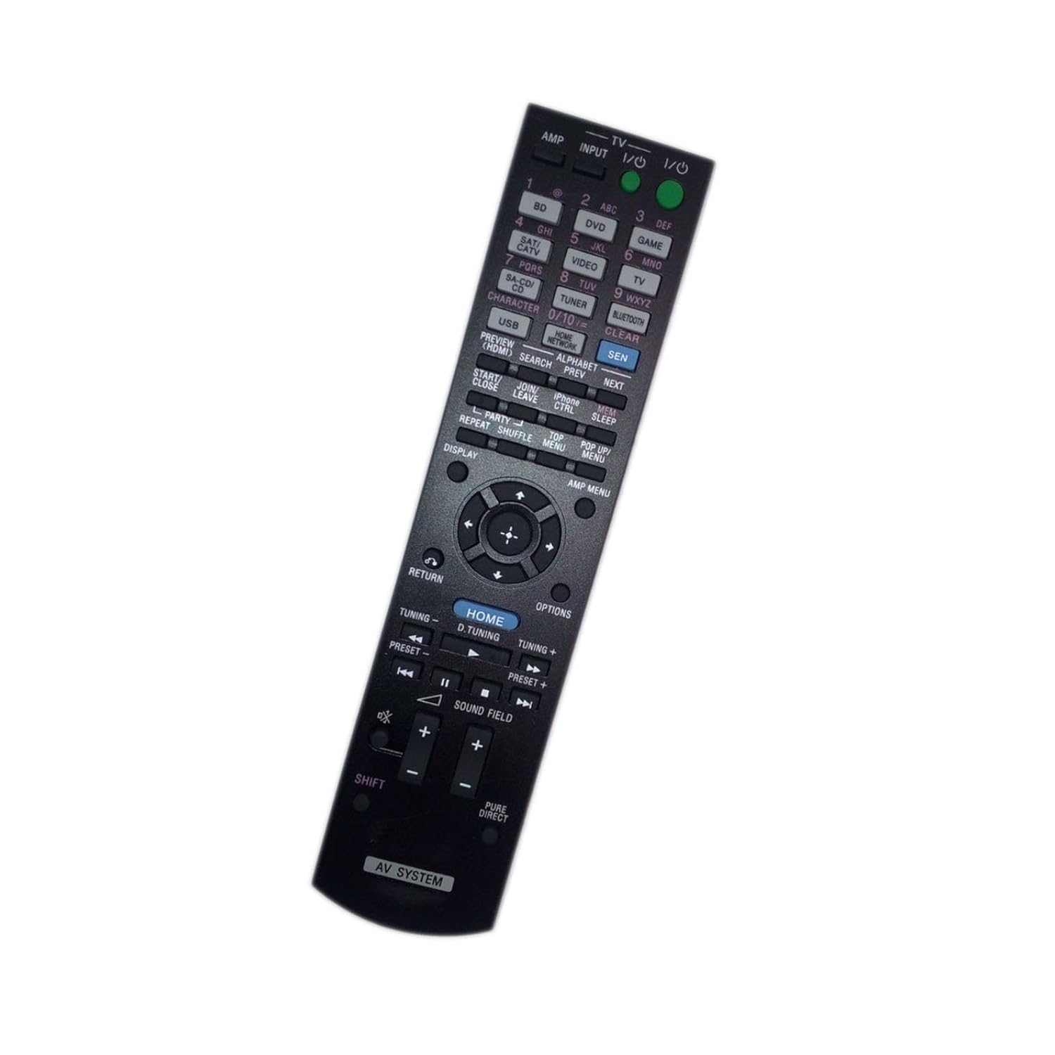 Replaced Remote Control Compatible for Sony STR-DN840 RMAAU170