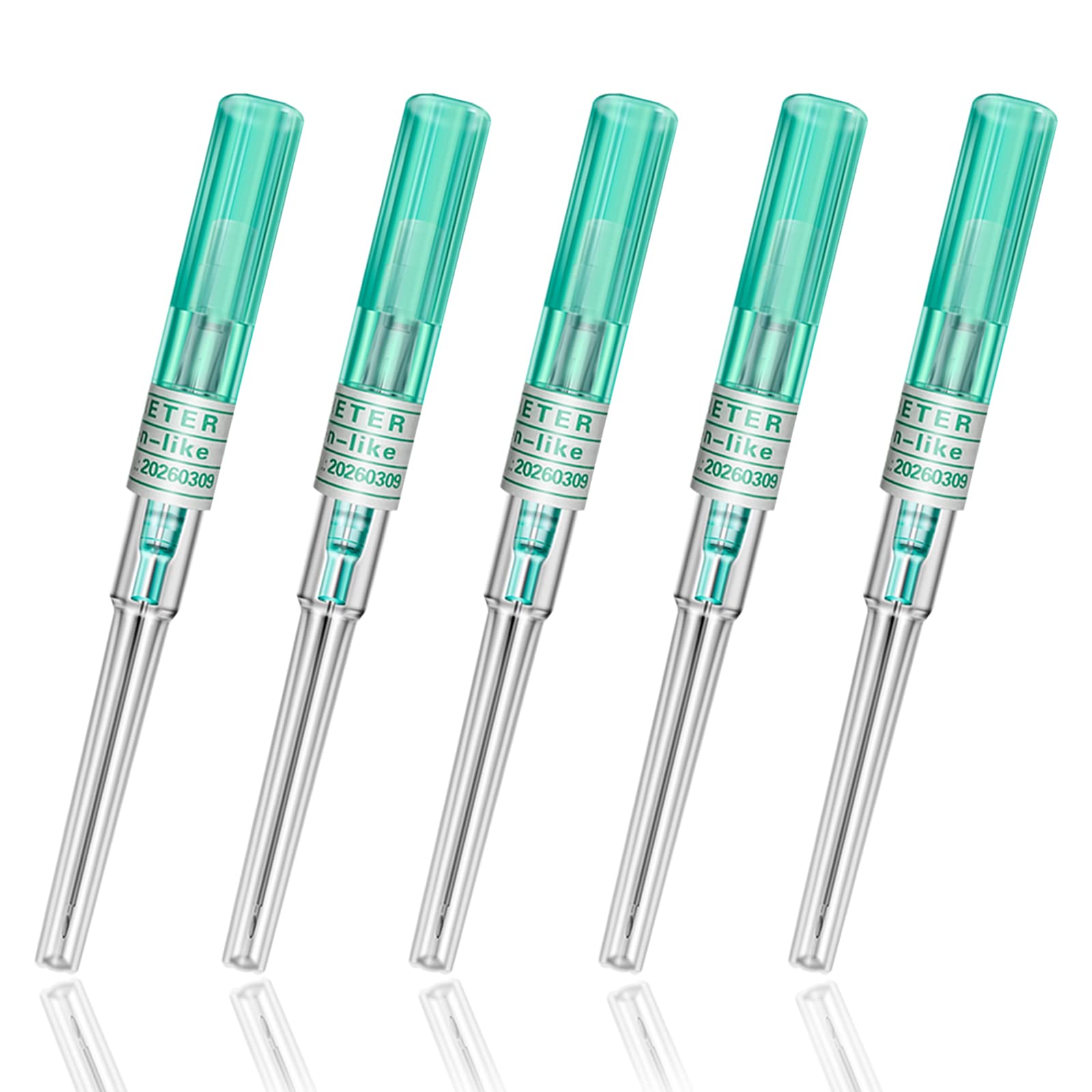 Sotica 5PCS Piercing Needles 18G Catheter Piercing Needles for Ear Nose