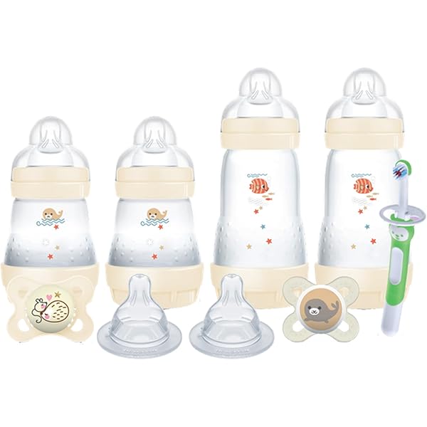 ぽんmam Amazon.com: MAM Newborn Essentials Matte Feeding Set with Easy