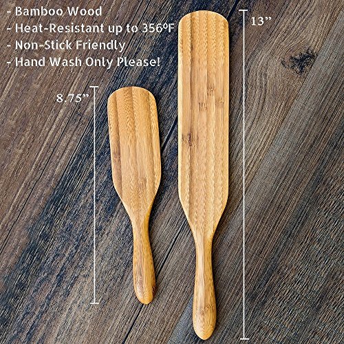 Spurtle Cooking Utensils 2 Piece Kitchen Tools Set Heat Resistant