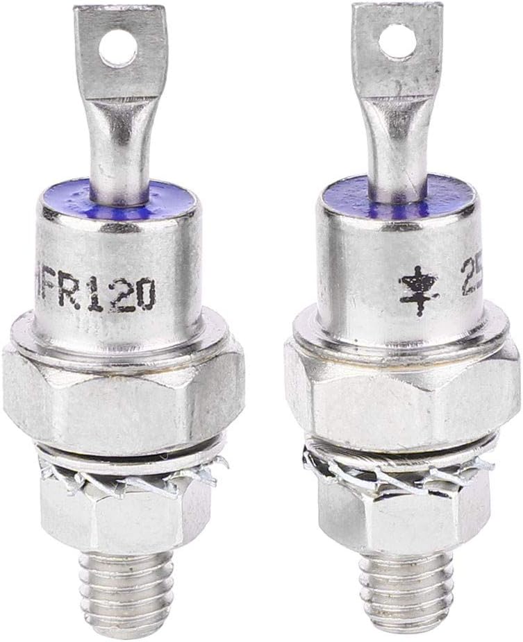 5 pares 25HFR 25HF Diodo rectificador de polaridad directa/inversa 25A 1200V Base de hierro