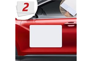 XYK 2 Pack 17' x12' Blank Magnets with 50 mils, Prevent Scratches & Dents, Rounded Corners Blank Car Magnet Set, Magnet for Advertising Business and Covering Company Logo
