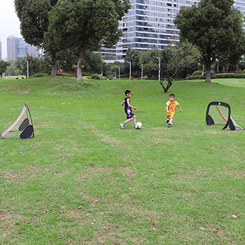 image for WisHome 4ft Foldable Children Pop-Up Play Goal for Outdoors Portable S