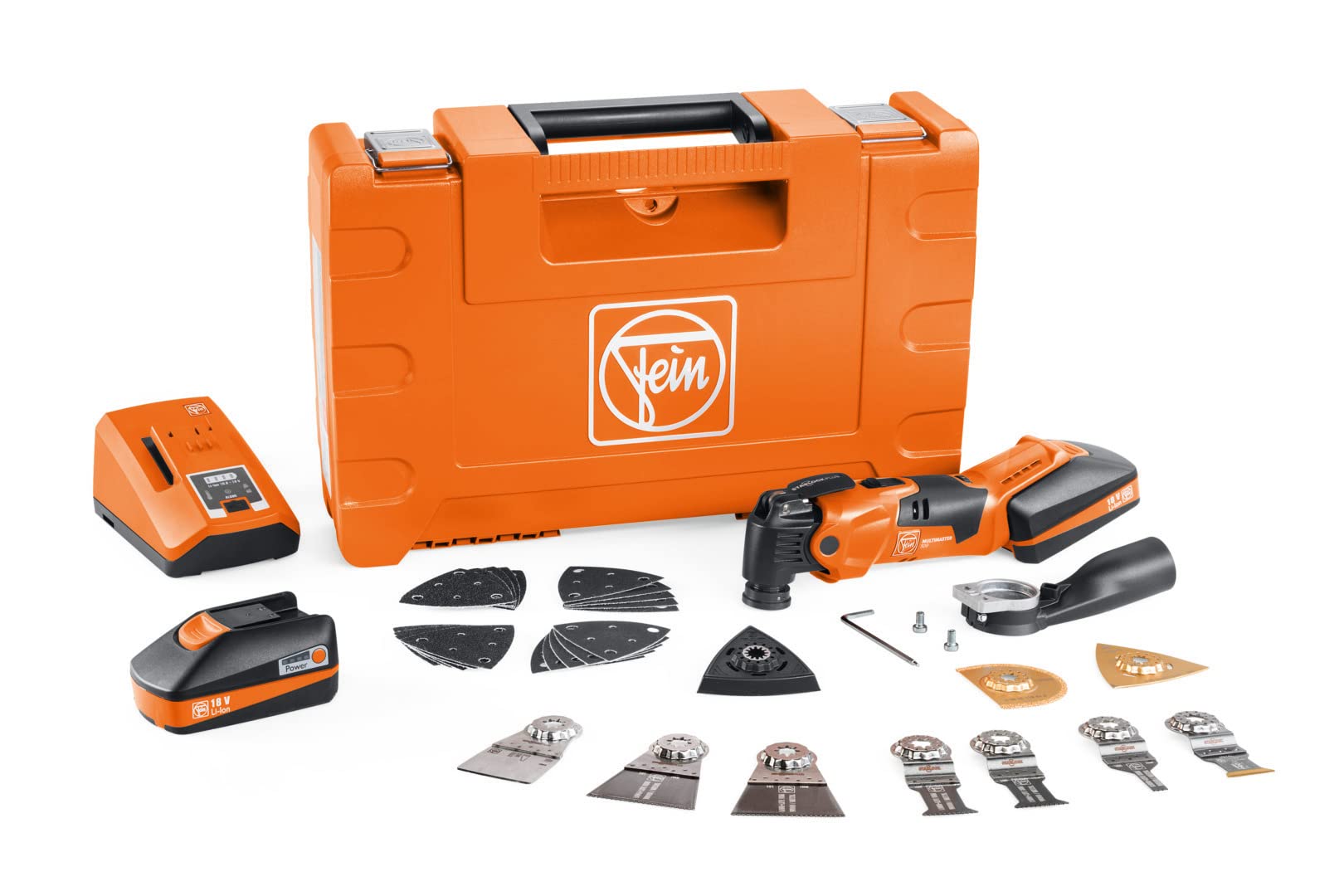 FEIN AMM500 Plus TOP 18v 2x3.0Ah Oscillating Multi-Tool Set 30pc
