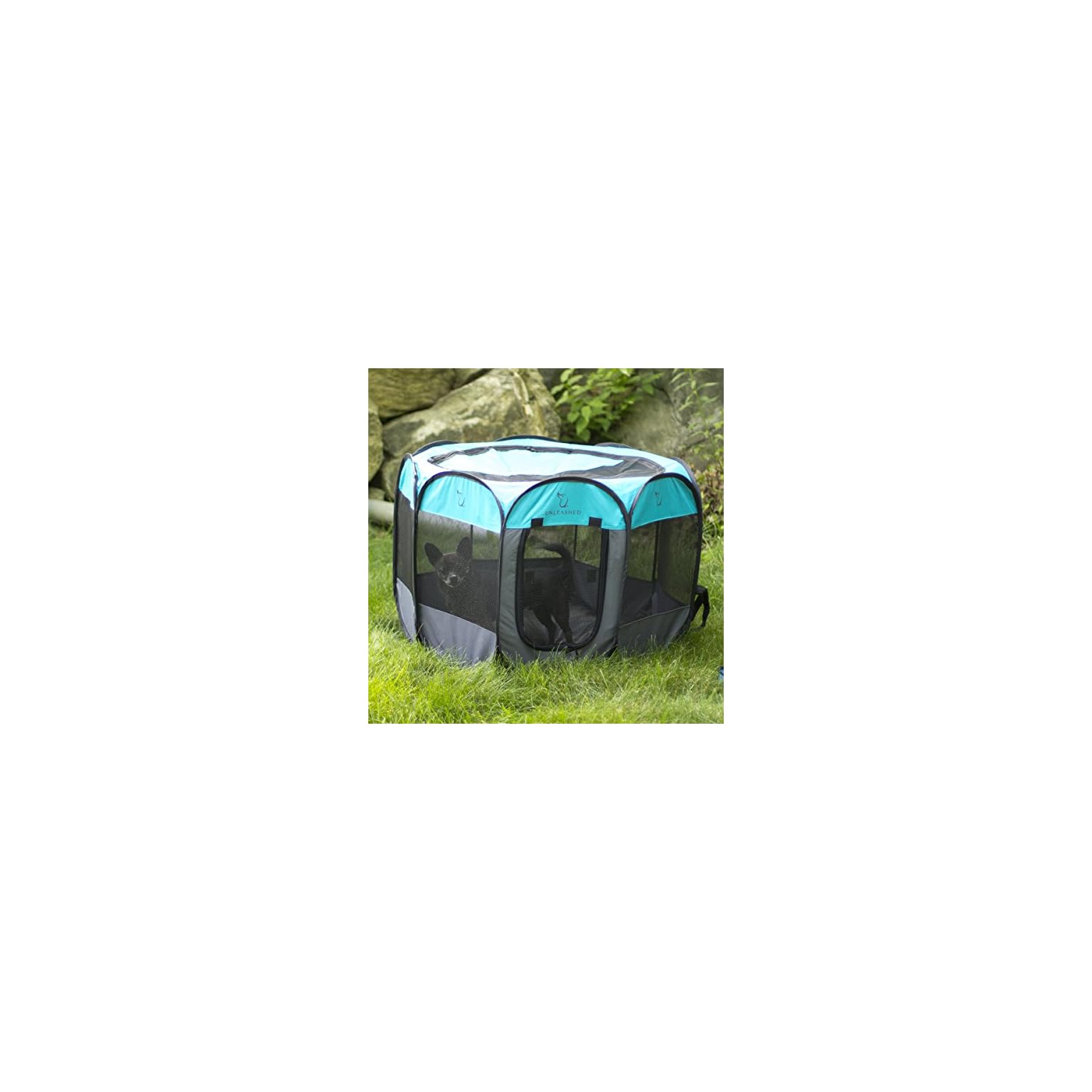 Ruff 'n Ruffus Portable Foldable Pet Playpen + Carrying Case