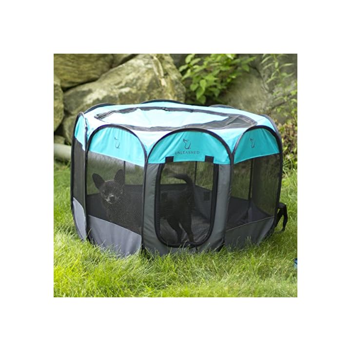 Ruff 'n Ruffus Portable Foldable Pet Playpen + Carrying Case