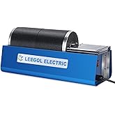 Leegol Electric Rotary Rock Tumbler - Double Drum 6LB Lapidary Polisher (Double Barrel)
