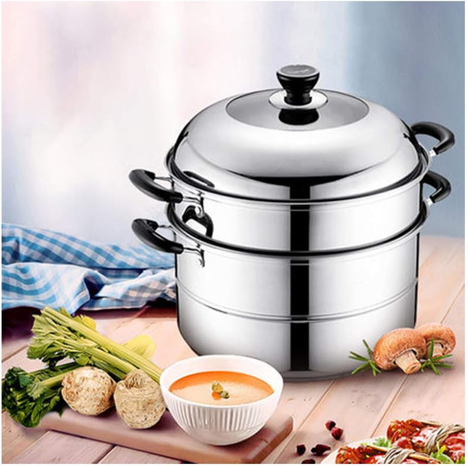 Steam Saucepot Stainless Steel Steamer Large Multi Layer Steamer
