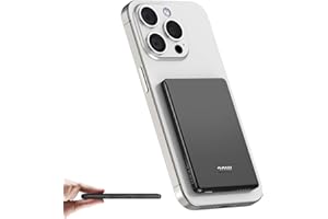 DBASNE Magnetic Portable Charger PowerBank, 5,000mAh Mag Slim Wireless Power Bank with USB C PD 20W QC3.0 Wired Fast Charging, Battery Pack Compatible with iPhone 17/16/16 Pro/16 Pro Max/15/15 Pro Series