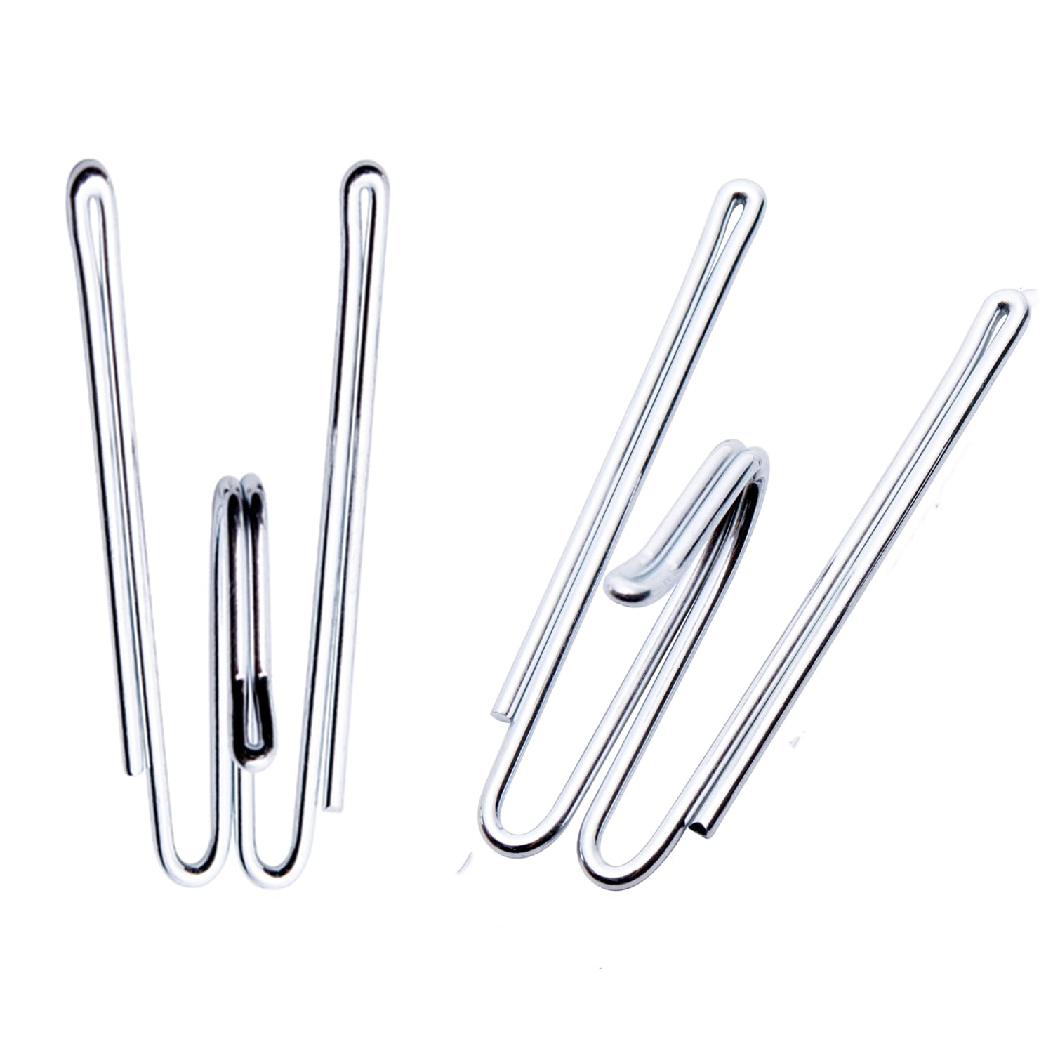 Metal Curtain Hooks Pinch Pleat Header Tape Pins Heavy Duty Deep Prong Hooks(20 Pack)