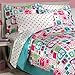 My Room Peace Out Girls Comforter Set With Bedskirt, Multicolor, Full