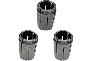 KIMGU 48-66-1010 Router Collet 1/2-Inch 12.7mm and 12.0mm for Milwaukee 5615-29 5616-20 5680 Router