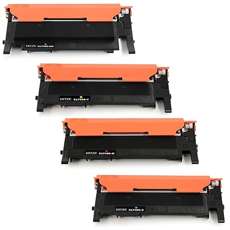 Hitze für Samsung CLT-406S Kompatibel Toner, CLT-K406S C406S M406S Y406S für Samsung CLP-365, CLP-365W, CLP-368, C410W, C460W