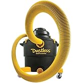 Dustless Technologies Wet+Dry Shop Vac-D1603 Best Dustless Vacuum for Contractor, Construction, Professional and Home use.
