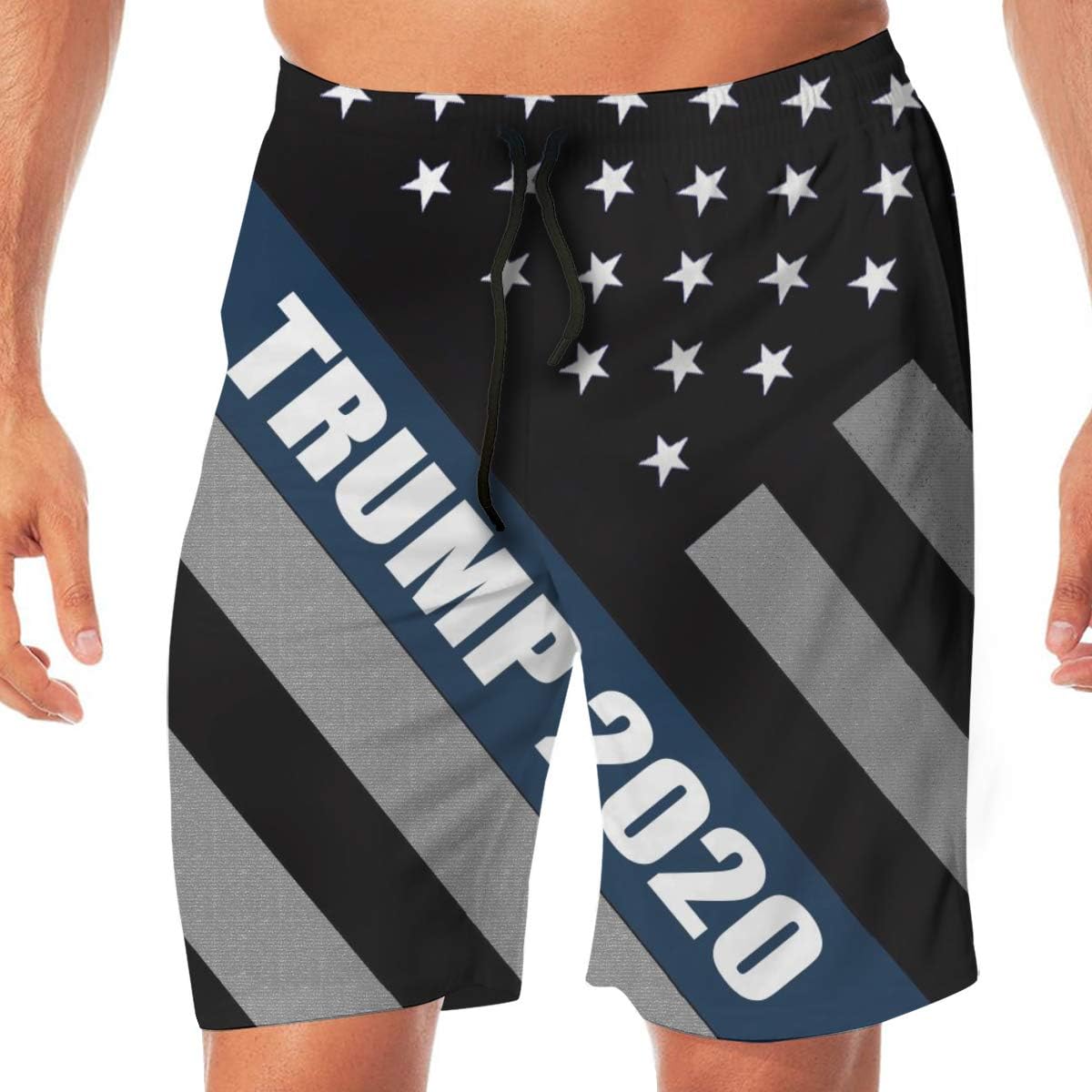 Youth /& Mens American Flag Board Trump 2020 President Customized Graphic Swim Trunks Beach Game Gifts Sports Swimming Shorts