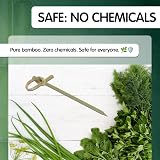 Mobi Lock 200 Pcs Fancy Bamboo Knot Cocktail Picks 12cm view 7