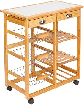 Amazon Com Brian Constance Rolling Kitchen Dining Island Cart