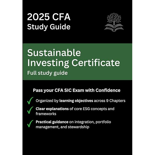 Amazon.com: 2025 Sustainable Investing Certificate Curriculum