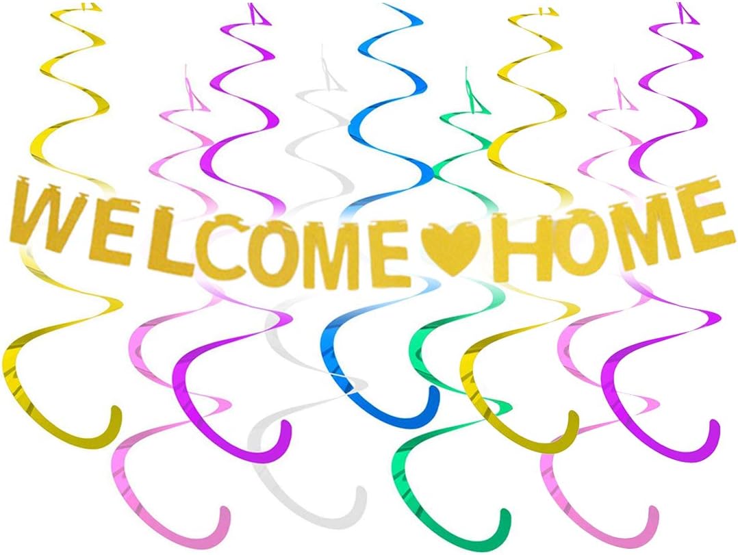 Amazon Com Joymemo Welcome Home Banner Decoration Set For Family