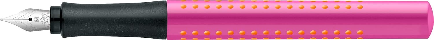 Faber-Castell 140914 Grip 2010 M Fountain Pen - Pink/Orange - Image 3