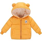 Fumdonnie Newborn Baby Girls Fleece Outerwear Jacket Toddler Winter Coat Infant Clothes