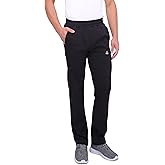 SCR Tall Mens Sweatpants - Cotton Athletic Pants - Men's Joggers with Zipper Pockets - Long Open Bottom Sweat Pants for Men