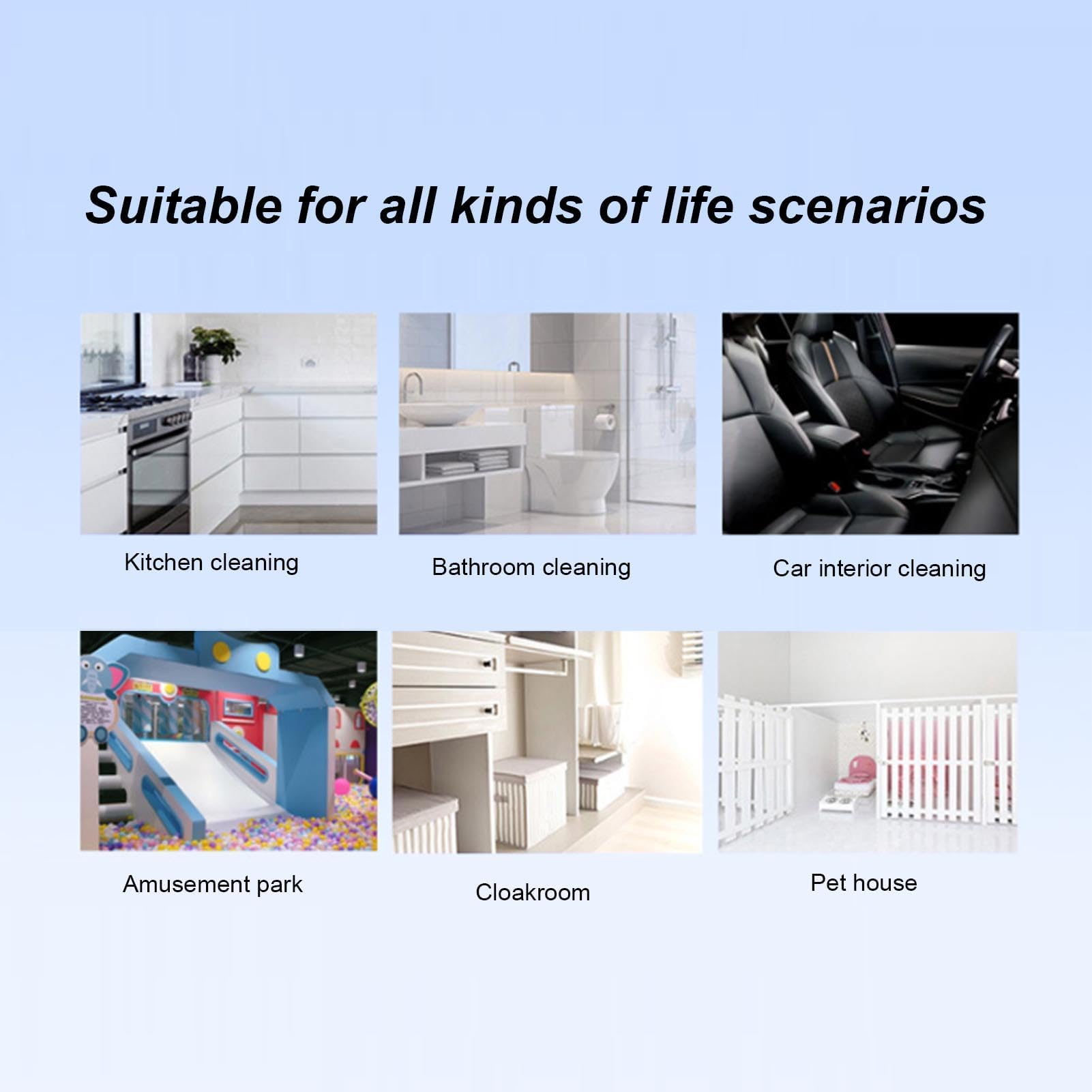 XHTLLO Steam Cleaner, Large Capacity High Pressure Steamer for Cleansing, 320°F or 160°C High Temperature Steam Car Steamer, for Upholstery, Kitchen, Carpets, Grout and Tile(US 110-120V)