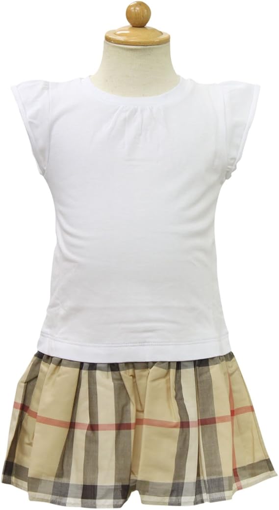 Amazon バーバリーキッズ Burberry Kids 子供服 パフスリーブ ワンピース セットアップ風 Bwht 並行輸入品 トレーナー パーカー 通販