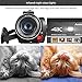 4K Camcorder, Ansteker Ultra-HD 1080P 24MP 30FPS Digital WiFi Video Camera, IR Night Vision Camcorder with Microphone and Wide Angle Lens,Lens Hood (Black+Lens)