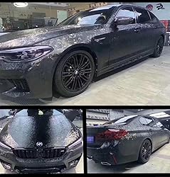 LZLRUN Forged Gloss Carbon Fiber Vinyl Wrap Roll