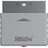 8Bitdo Bluetooth Retro Controller Adapter Receiver for PS1 PS2 and Windows | Compatible with PS5/PS4 Controller, Xbox Series/Xbox One Bluetooth and Switch Pro Controller