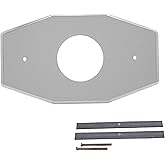 Westbrass A504-26 Two-Hole Remodel Cover Plate for Bathtub and Shower Valves, Polished Chrome