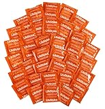 Lifestyles Pleasure Ribbed Premium Lubricated Latex Condoms with Silver Pocket/Travel Case- 36 Count