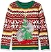 Blizzard Bay Little Boys Boys' Decorating Sloths Xmas Sweater, red/Green, 6 L