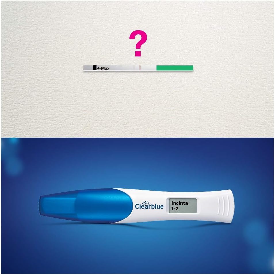 Clearblue Test Di Gravidanza Digitale Con Indicatore Delle Settimane Pacco Con 2 Test Amazon It Salute E Cura Della Persona