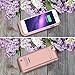 Kujian iPhone 6 Battery Case Charger External Battery Backup Charger Case 3500mAh with Kickstand for iPhone 6/6S (Rose Gold)