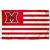 Miami Redhawks Stars and Stripes Nation Flag
