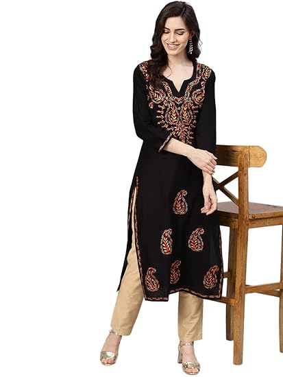 chikankari kurta amazon