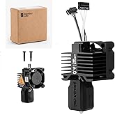 Bambu Lab P1P/P1S Hotend Complete Kit &ndash; Full Assembly Hardened Steel Nozzle with Ceramic Heater, 0.4mm Nozzle, Cooling Fan &amp; Heating Block | Bambu P1S Hotend Replacement for 3D Printing