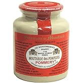 Moutarde de Meaux - Fireman's Mustard - Moutarde des Pompiers Pommery - 250g, 8.45 fl oz (pack of 1)