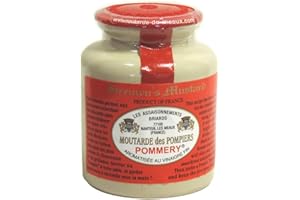 Moutarde de Meaux - Fireman's Mustard - Moutarde des Pompiers Pommery - 250g, 8.45 fl oz (pack of 1)