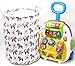 2-Pack Large Toy Storage Bins Dala Horse Fabric Cubes Kids Laundry Basket Nursery Hamper     