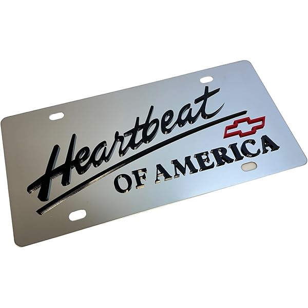 Find Chevy Heartbeat Of America Chevrolet License Plate In Commerce - Foto 12