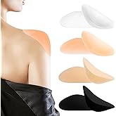 Silicone Shoulder Pads for Women, 4 Pairs Womens Shoulder Enhancer Push-up Pads for Boost Comfort and Posture with Natural - Invisible Breathable Anti-Slip Enhancer for Dress & T-Shirt & Sweater